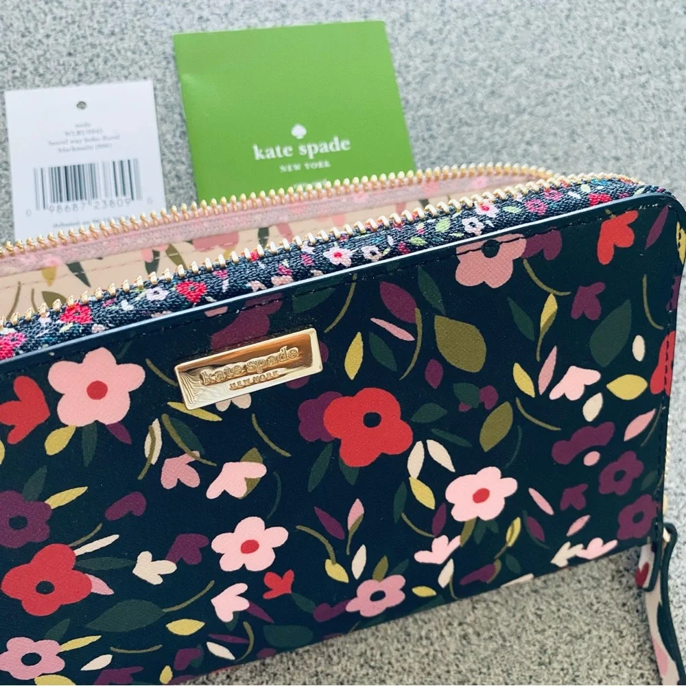 New !! KATE SPADE boho floral wallet ♠️